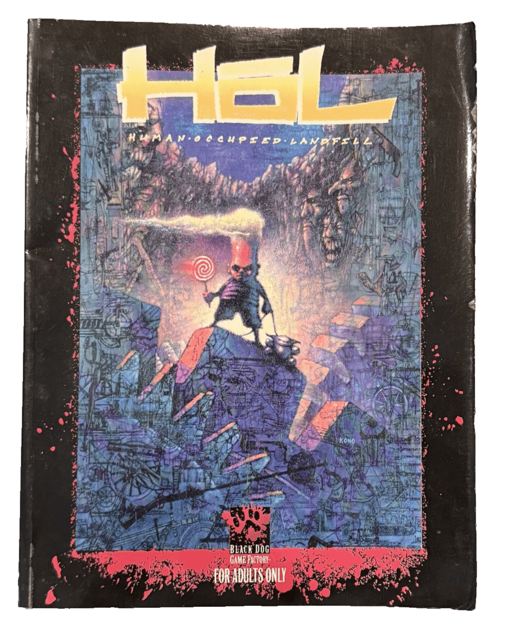 Black Dog Game Factory HOL: Human Occupied Landfill 1995 White Wolf 1st Edition