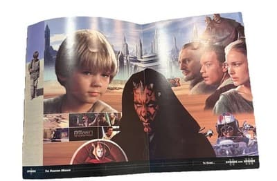 1999 Star Wars: Episode I - The Phantom Menace Official Movie Program Press Book - Thumbnail 5