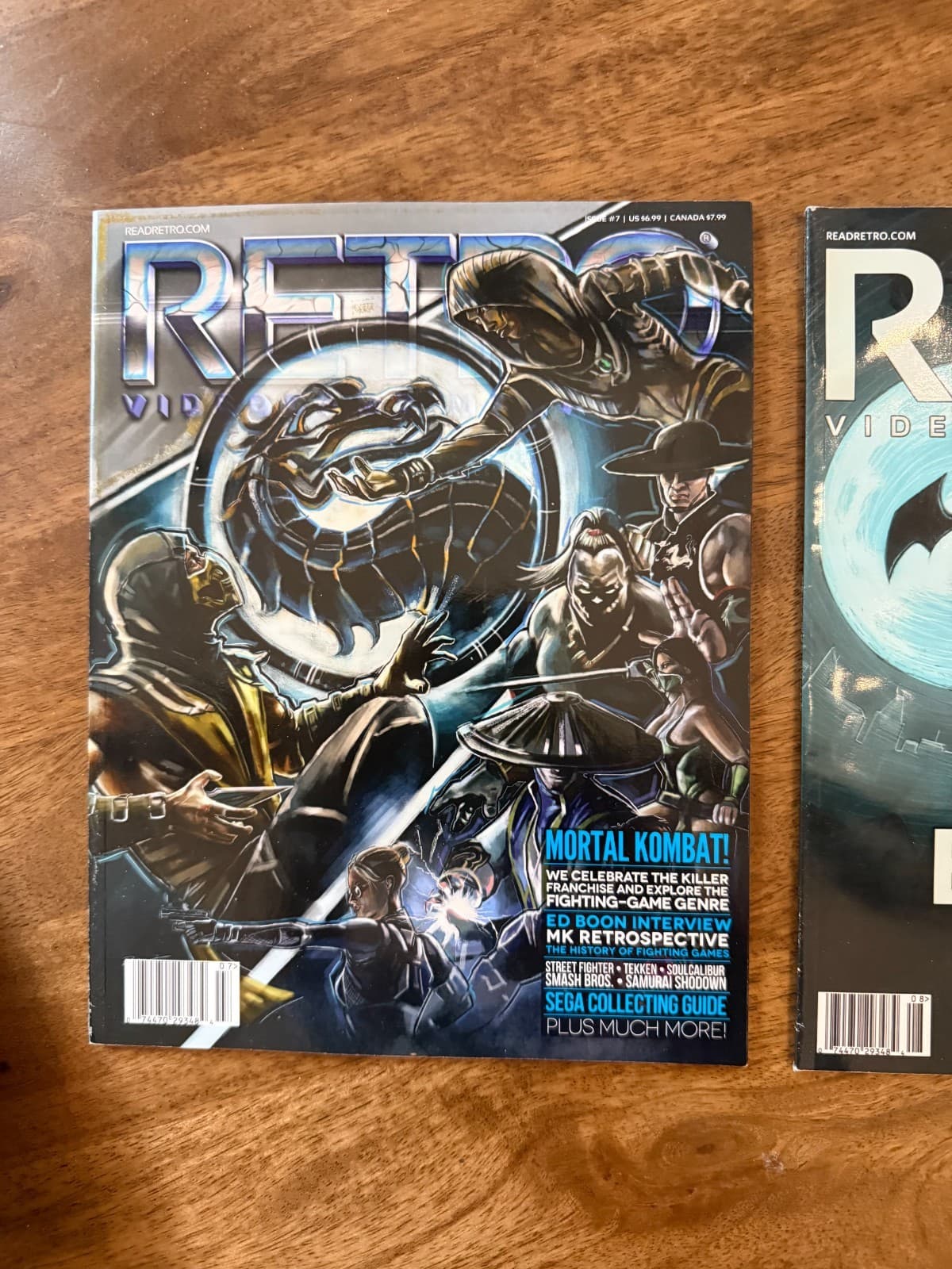 Lot of 3 RETRO VideoGame Magazines Mortal Kombat #7, Batman: Arkham #8, Celebra - Thumbnail 2
