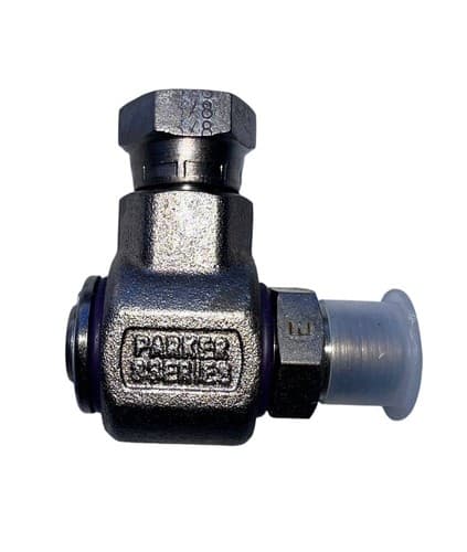 Hydraulic 90 Degree Elbow, Pressure Balanced Swivels - S Series | #S2107E-6-6NI - Image 1