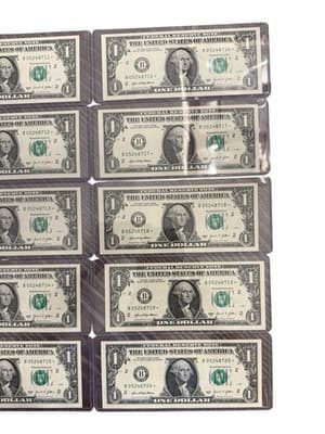 20 Consecutive 2021 $1 New York Star Notes UNC Yellen/Malerba Sequential - Thumbnail 5