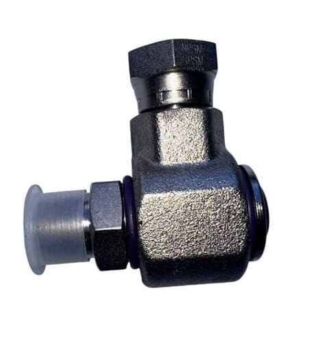 Hydraulic 90 Degree Elbow, Pressure Balanced Swivels - S Series | #S2107E-6-6NI - Thumbnail 2