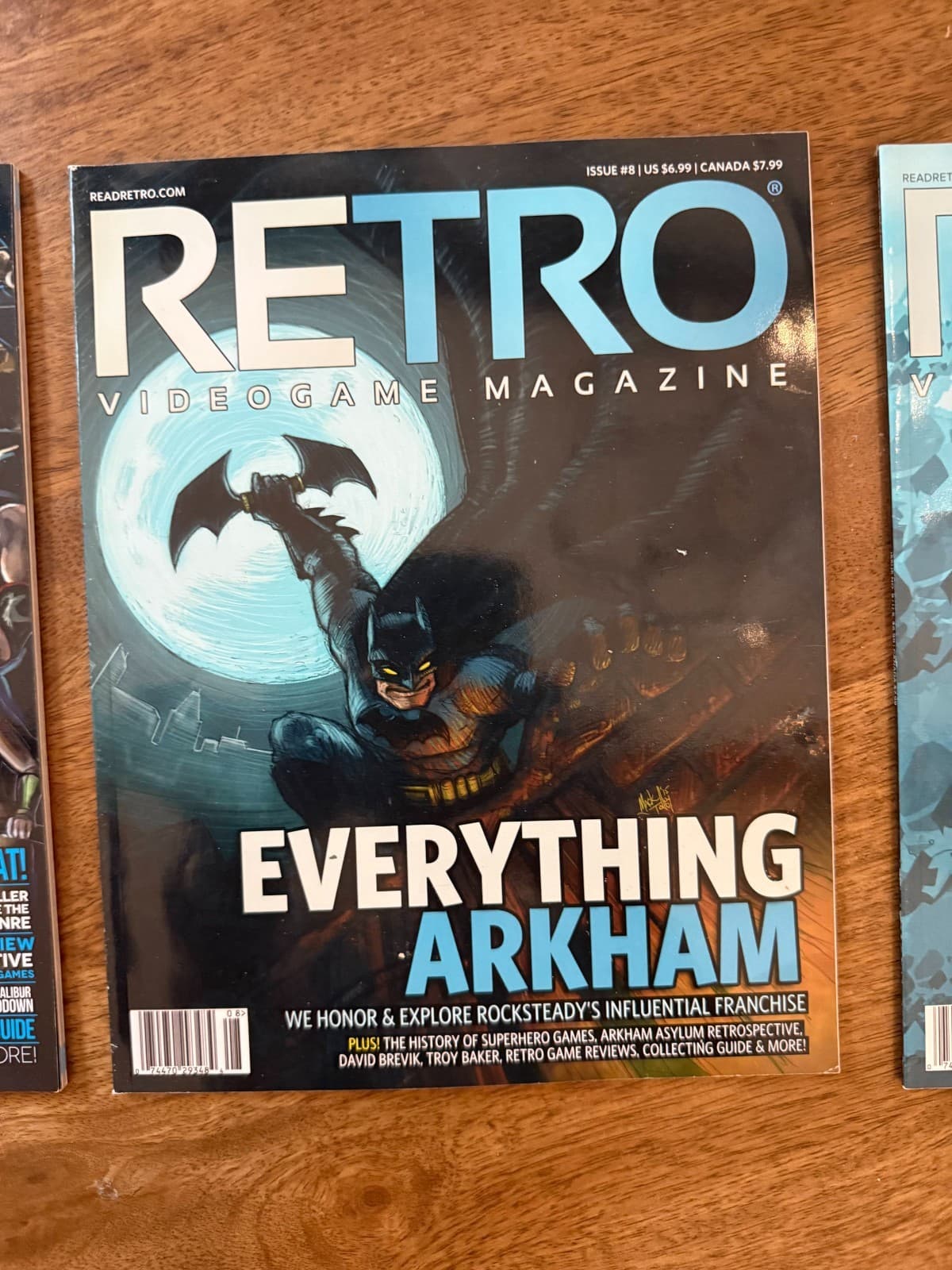 Lot of 3 RETRO VideoGame Magazines Mortal Kombat #7, Batman: Arkham #8, Celebra - Thumbnail 3