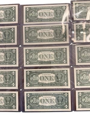 20 Consecutive 2021 $1 New York Star Notes UNC Yellen/Malerba Sequential - Thumbnail 9