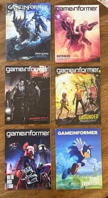 Lot of 6 Game Informer Video Game Magazines Resident Evil 3, Outriders, Grounded - Image 1
