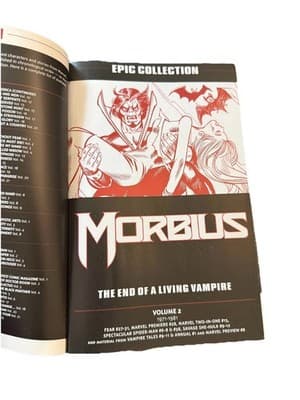 Marvel Morbius Epic Collection The End of a Living Vampire Volume 2 Comic Book - Thumbnail 8