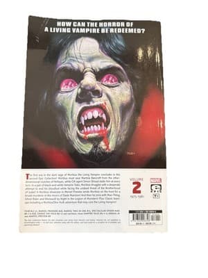 Marvel Morbius Epic Collection The End of a Living Vampire Volume 2 Comic Book - Thumbnail 2