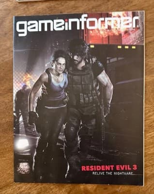 Lot of 6 Game Informer Video Game Magazines Resident Evil 3, Outriders, Grounded - Thumbnail 5