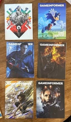 Lot of 6 Game Informer Video Game Magazines Elden Ring #343, Sonic Frontiers#347 - Image 1