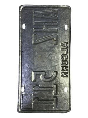 1979 Mississippi Alcorn County License Plate AHZ 511 Magnolia Flower - Thumbnail 4