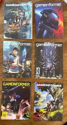 Lot of 6 Game Informer Video Game Magazines Skull and Bones, Wasteland 3, Mass E - Image 1