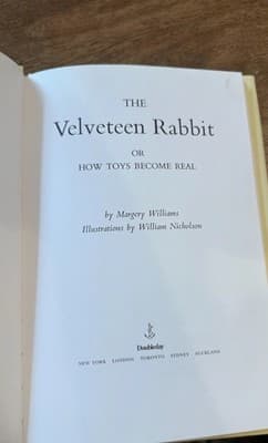 Vintage The Velveteen Rabbit Margery Williams Hardcover Doubleday Fiction Book - Thumbnail 15
