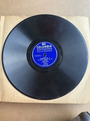 Columbia Masterworks 78rpm Egon Petri (Piano) 17377-D (CO 34992) - Image 1