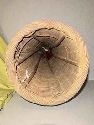 Vintage Wicker Umbrella Stand Cane Holder Weighted Base 28” Tall - Thumbnail 3