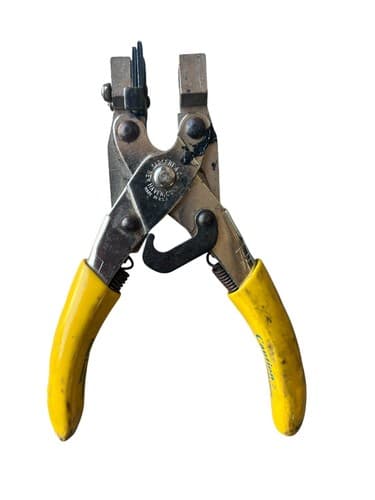 Sargent & Co Cable Stripping Compression Tool New Haven CT Yellow Handles - Thumbnail 3