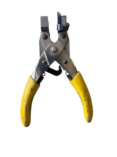 Sargent & Co Cable Stripping Compression Tool New Haven CT Yellow Handles - Image 1
