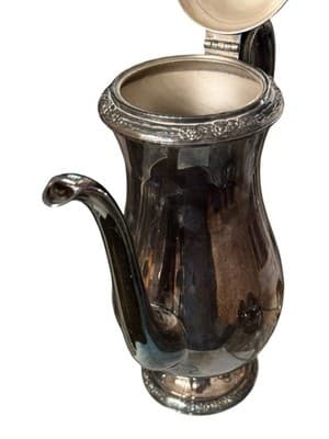 Vintage Camille International Silver Co Silverplate 3pc Coffee Set Tarnished - Thumbnail 8