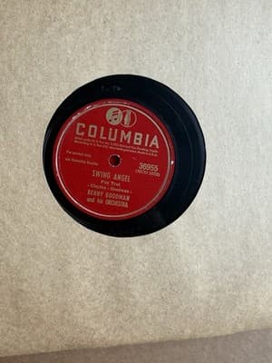 Vintage Vinyl Record Holder With 10 78rpm Albums Multiple Artists Included - Thumbnail 6
