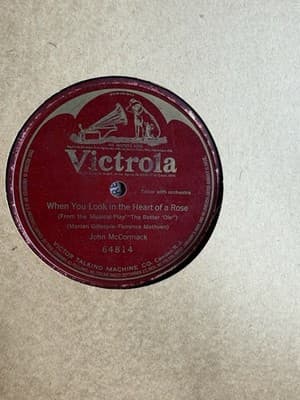 Vintage Vinyl Record Holder With 10 78rpm Albums Multiple Artists Included - Thumbnail 10