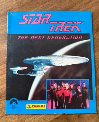 Vintage 1987-88 Star Trek The Next Generation Panini Sticker Album Empty - Image 1