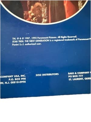 1993 Panini Star Trek The Next Generation Commemorative Sticker Album Complete - Thumbnail 5