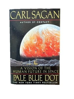 Pale Blue Dot A Vision of the Human Future in Space by Carl Sagan Softcover Book - Image 1
