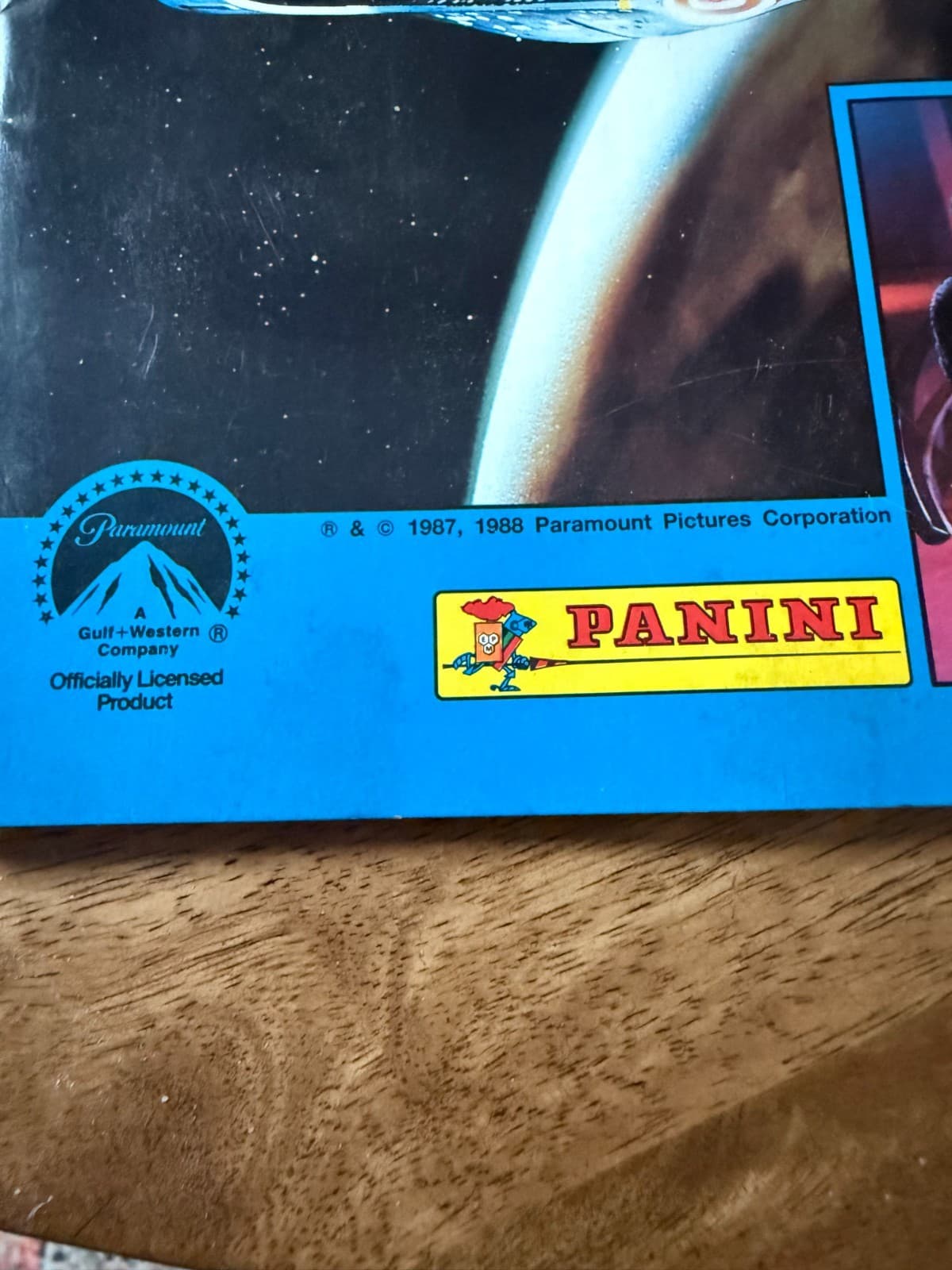 Vintage 1987-88 Star Trek The Next Generation Panini Sticker Album Complete - Thumbnail 2