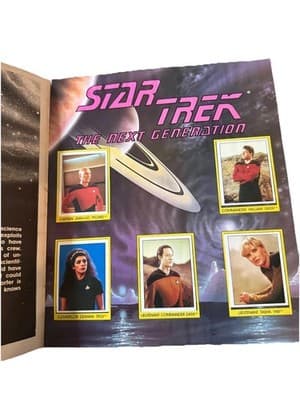 1993 Panini Star Trek The Next Generation Commemorative Sticker Album Complete - Thumbnail 2