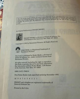 Vintage 1992 Star Trek: The Next Generation Companion by Larry Nemecek Book 1st - Thumbnail 9