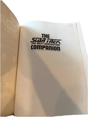 Vintage 1992 Star Trek: The Next Generation Companion by Larry Nemecek Book 1st - Thumbnail 8