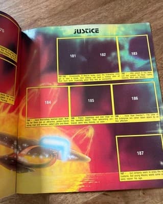 Vintage 1987-88 Star Trek The Next Generation Panini Sticker Album Empty - Thumbnail 4