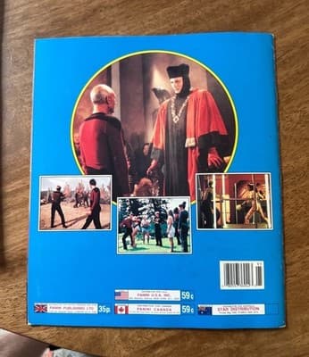 Vintage 1987-88 Star Trek The Next Generation Panini Sticker Album Complete - Thumbnail 6
