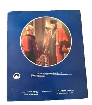 1993 Panini Star Trek The Next Generation Commemorative Sticker Album Complete - Thumbnail 4