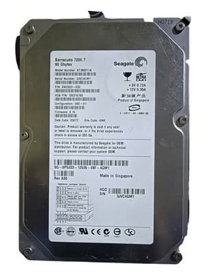 Seagate Barracuda 7200.7, 80 GB,Internal,7200 RPM,3.5" (ST380011A) IDE HDD - Image 1