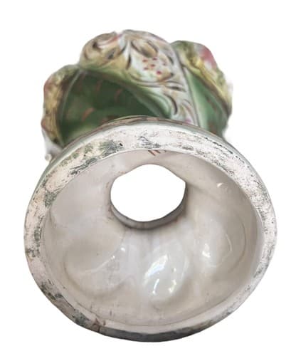 Vintage Capodimonte Figural Porcelain Cherub Putti Lamp Base Made In Italy - Thumbnail 5