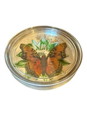 2011 Cameroon 1000 Francs Charaxes Fournierae 3D Butterfly Silver Proof Coin - Thumbnail 14