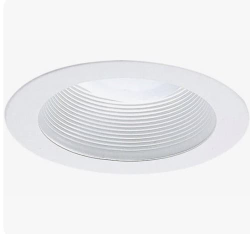 Nicor Lighting 4 in. White Baffle Trim 19502WH R20 - Thumbnail 3