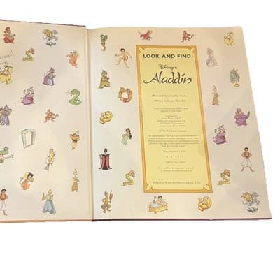 Disney Aladdin Look & Find by Kenny Haas #25 & Jaime Diaz Studios Hardcover Book - Thumbnail 6