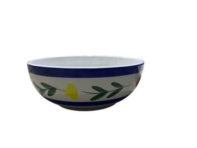 Gibson Designs Dahlia 9 Pc Dinnerware Set Plates Bowls Mugs Yellow Floral - Thumbnail 3