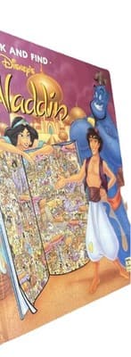 Disney Aladdin Look & Find by Kenny Haas #25 & Jaime Diaz Studios Hardcover Book - Thumbnail 3