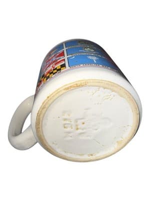 Vintage “Flags of the Thirteen Original States” Patriotic Mug - Thumbnail 4