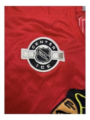Chicago Blackhawks CCM Center Ice Jersey Red XL Simon #17 NHL Vintage Style - Thumbnail 9