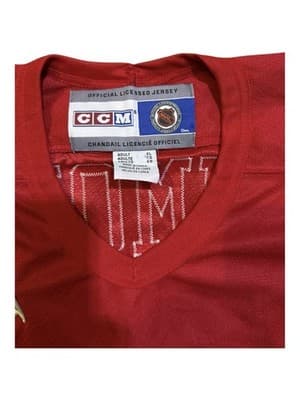 Chicago Blackhawks CCM Center Ice Jersey Red XL Simon #17 NHL Vintage Style - Thumbnail 8