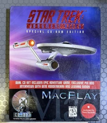 Sealed Star Trek Judgment Rites Limited CD-ROM Collector's Edition Apple 1996 - Image 1