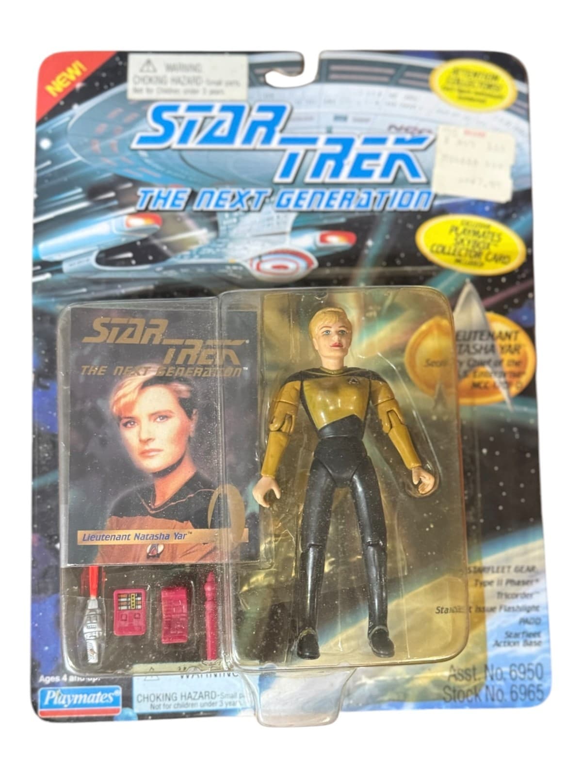 VTG 1994 Playmates Star Trek The Next Generation Lt. Natasha Yar Figure NEW - Image 1