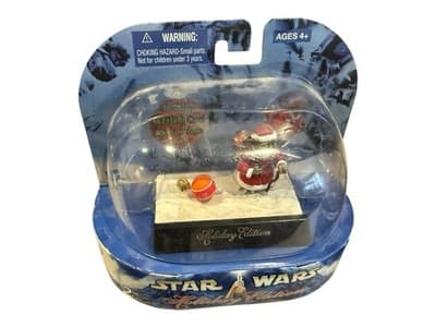 Star Wars Holiday Edition Figures Lot 2003 C-3PO Santa + 2004 Jawas New - Thumbnail 4