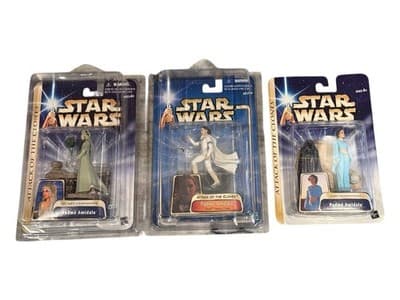 Padmé Amidala Figure Lot Star Wars AOTC – 3 Pack Secret Ceremony Droid Factory - Thumbnail 3