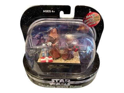 Star Wars Holiday Edition Figures Lot 2003 C-3PO Santa + 2004 Jawas New - Thumbnail 3