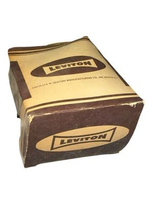 Vintage Leviton No. 275 Universal Heavy Duty Angular Cap Plug Kit NOS - Thumbnail 3