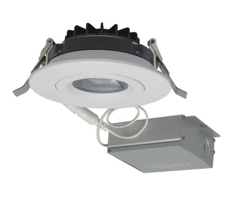 Satco S11618 12 Watt 4 Inch LED Direct Wire Downlight Fixture 3000K - Thumbnail 2